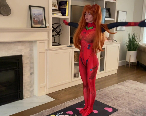 Lokiloti - Hot Sexy Asuka doing some stretching and yoga....I do have a fully nude version if anyone wants