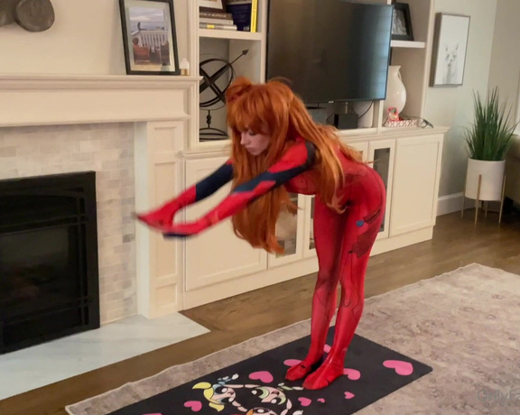 Lokiloti - Hot Sexy Asuka doing some stretching and yoga....I do have a fully nude version if anyone wants