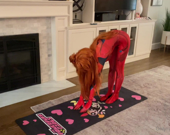 Lokiloti - Hot Sexy Asuka doing some stretching and yoga....I do have a fully nude version if anyone wants