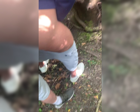 London Cuckold  - This twink made eyes at my boyfriend on our daily walk. Next thing he’s led us down a pa