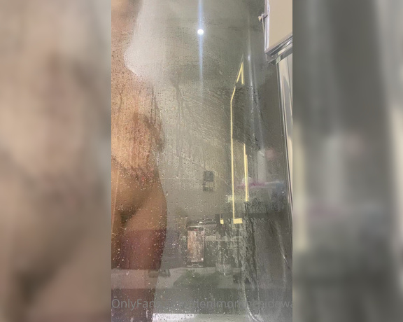 Marina Maya - Another cheeky shower clip  Not enough glass for my booty Shall I do a bath time