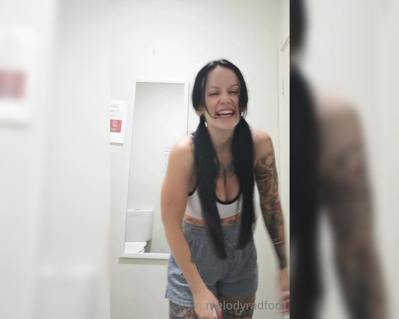 Melody Radford - Videos of me in the gym bathroom