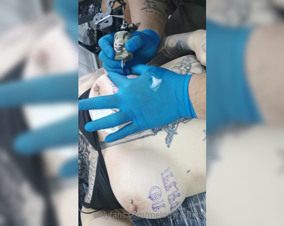 Melody Radford - Getting my boobs tattooed enjoy