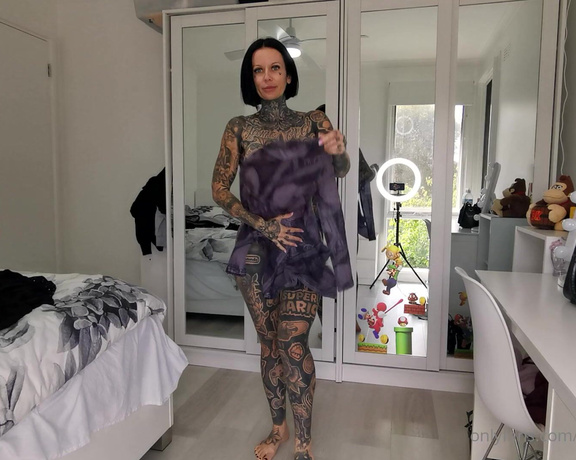 Melody Radford - Trying on sexy see through dresses with nothing underneath