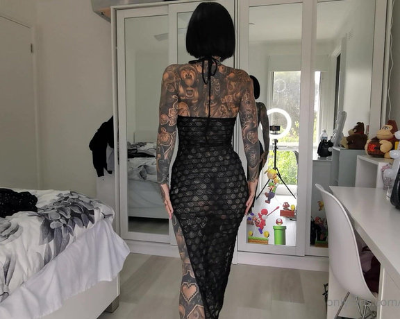 Melody Radford - Trying on sexy see through dresses with nothing underneath