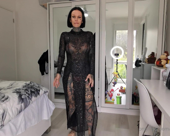 Melody Radford - Trying on sexy see through dresses with nothing underneath