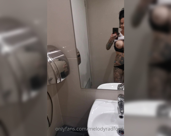 Melody Radford - Gym toilets being a slut