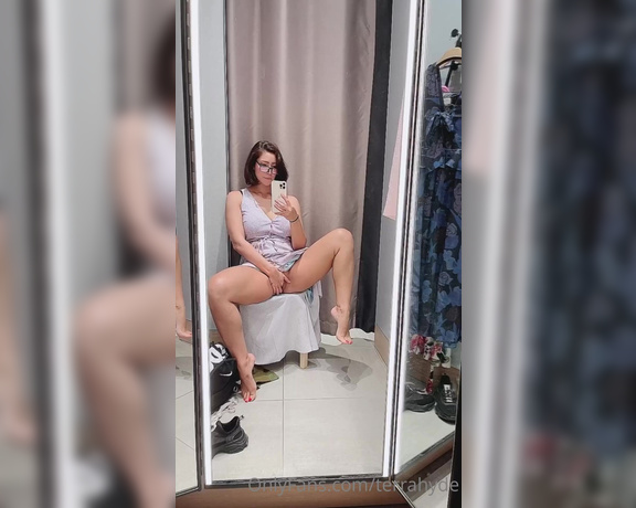Waifunohana - I got so horny in the changing rooms I couldn’t help but finger my wet pussy and taste it as well.