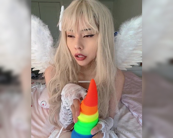 Catgirl OnlyFans Leaks Video 091,  Solo, Amateur, Cosplay, Dildo, Pussy