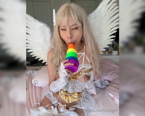 Catgirl OnlyFans Leaks Video 091,  Solo, Amateur, Cosplay, Dildo, Pussy