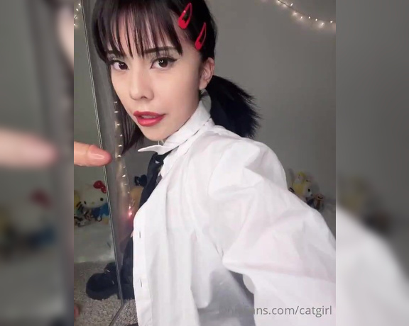 Catgirl OnlyFans Leaks Video 001,  Solo, Amateur, Cosplay, Dildo, Pussy