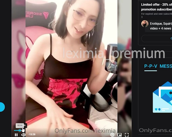 Leximia -  Jai galement un compte VIDEOS Sur mon compte vido @leximia premium il se passe a  je post u,  Amateur, Small tits