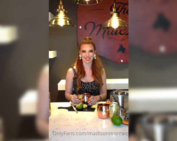 Madison Morgan - Playin’ naked bartender and makin’ a moscow mule for you