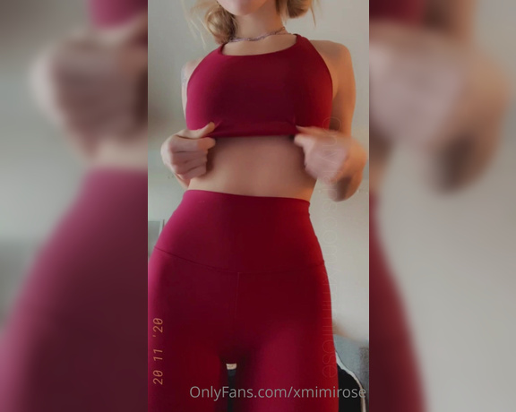 Xmimirose - (Mimi)- I got a new gym set... do you like it I get a lot of looks when I walk through the gym but