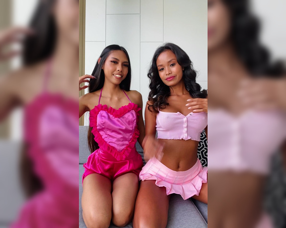 Allieasia - You wanna play with us daddy  NEW content with my girlfriend @putri cinta is about to be live