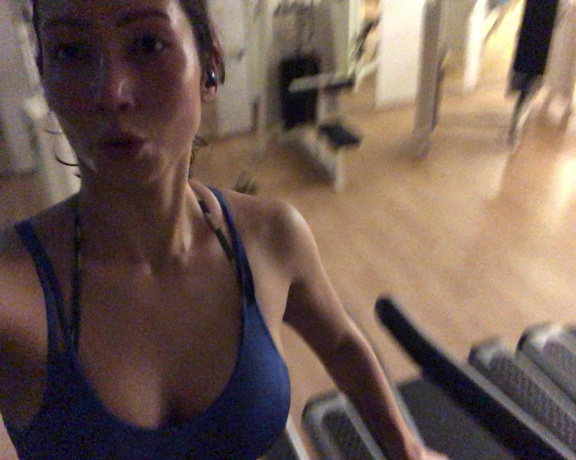 Obeymistressterra - (Dominant Mommy) - Mistress burning calories on the treadmill. You can drink my sweat when I’m done