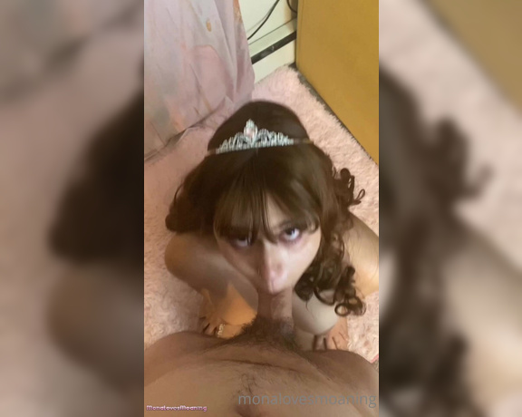 Monalovesmoaning - (Mona Flowers) - Princess gets her pussy filled with cum @felixfuccs