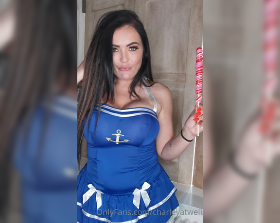 Charleyatwell - (Charley Atwell) - I lick my long lollipop in this clip for you dressed like a sexy sailor