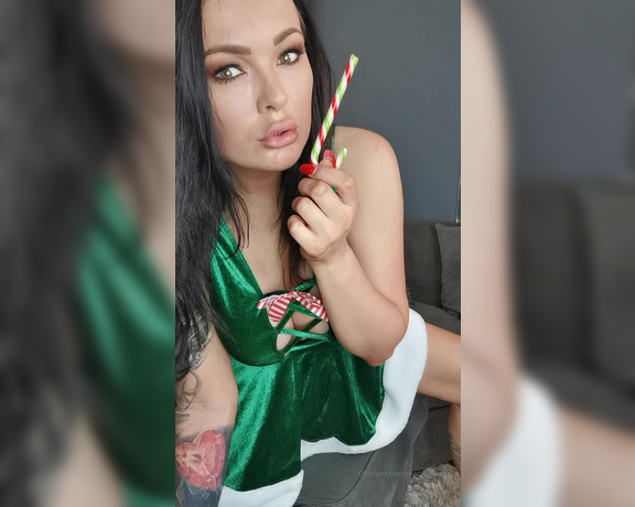 Charleyatwell - (Charley Atwell) - Naughty elf sucking the candy cane wanting to suck something bigger