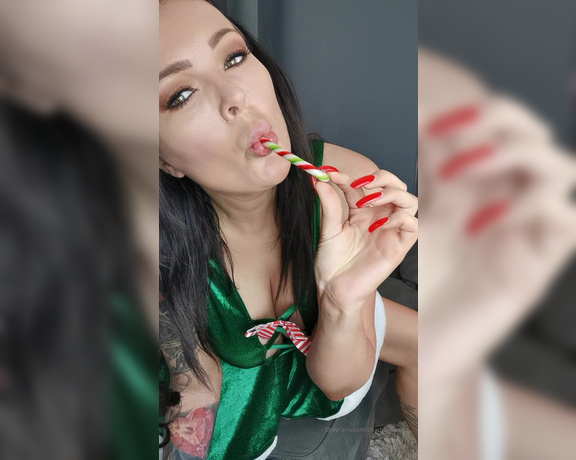 Charleyatwell - (Charley Atwell) - Naughty elf sucking the candy cane wanting to suck something bigger