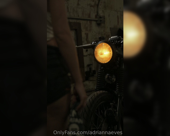 Adriannaeves -  Does your motorcycle needs any repair,  Amateur, Small tits