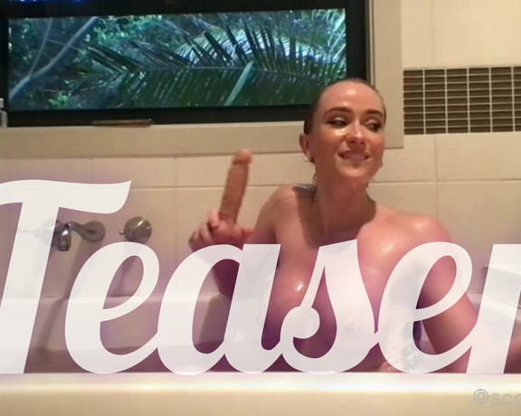Scarlet Chase -  click the $ tip button and Ill send you my latest  min LIVE  in the bath tub,  Amateur, Big tits, Pussy
