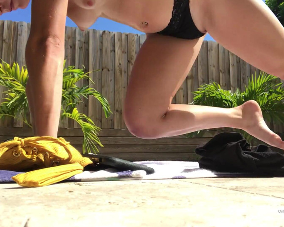 Katiekushxx - (Katie Kush) - Stretching gets cutely interrupted!! Should I post morebetter Stretching video