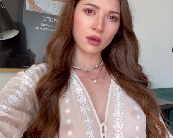 Eva De Vil - OnlyFans Your therapist is wearing a sheer blouse and you can tell her nipples are hard. Do you admit that yo Video