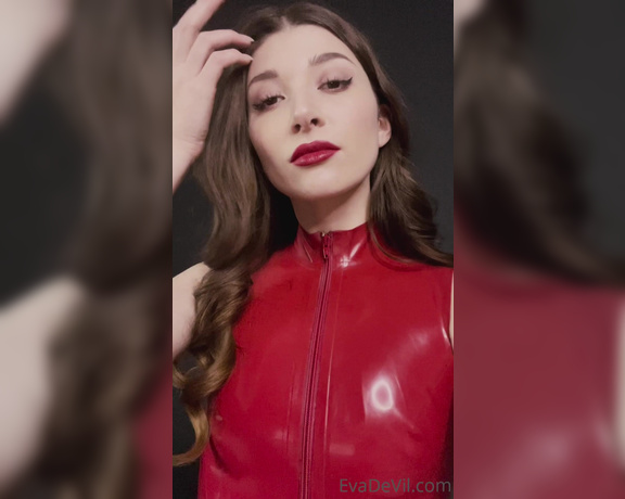 Eva De Vil - OnlyFans (Video) part slave task You ll need a vibrator and a butt plug Video