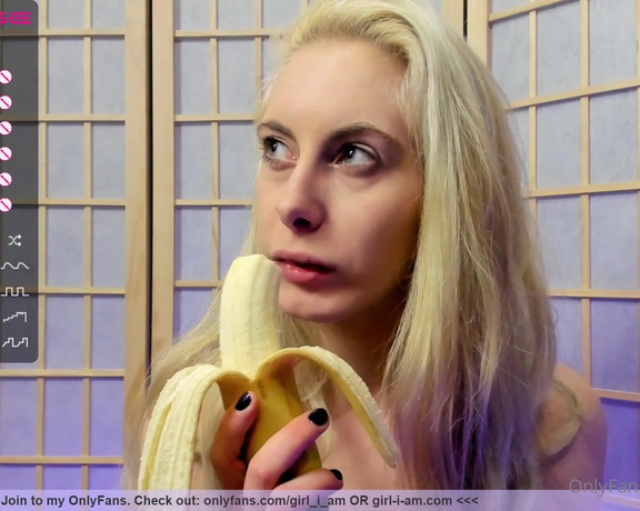 Nikki_gia_main - (Nikki Gia) - Just eating banana ...in sexy and tempting way!