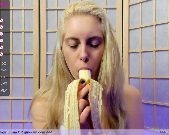 Nikki_gia_main - (Nikki Gia) - Just eating banana ...in sexy and tempting way!