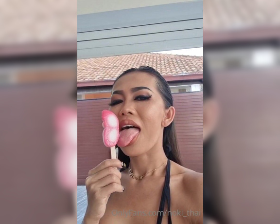 Noki_thai - (Noki Thai) - Let your day start as fresh and sweet as my strawberry ice cream melts in your