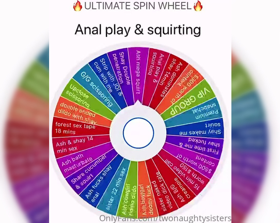 Twonaughtysisters - (Kinky step sisters) - SPIN WHEEL spin $  spins $  spins $ HUGE SAVINGS