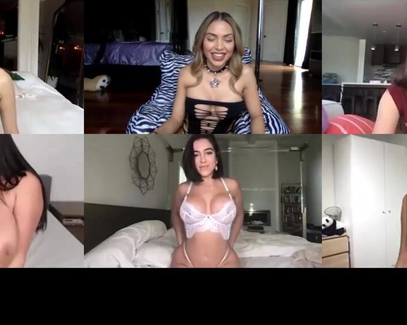 Baddiemaddy - (Maddy Belle) - My 6 way quarantine zoom call with Riley, Lana, Lena, Angela, & Eva @rileyreidx3 @lanarhoadesx