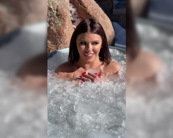 Adrianachechik - (Adriana Chechik) - Freezing cold Ice bath challenge and this Philly girl killed it