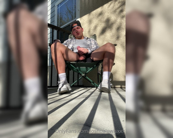 Joshualewisxxx - (Joshua Lewis) - Should I do more public videos I think my neighbors had a little bit too much fun watching me