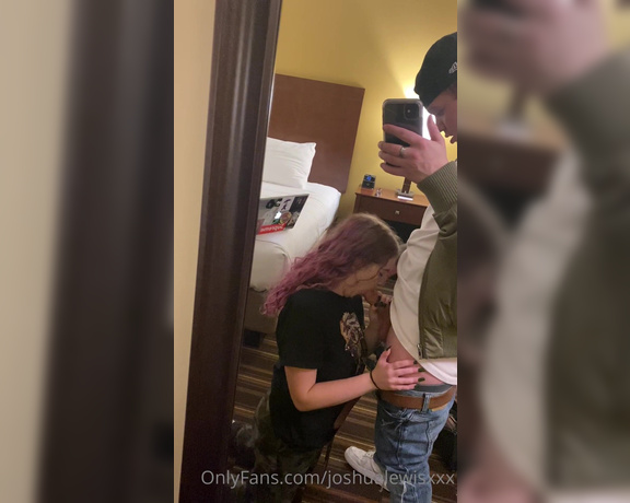 Joshualewisxxx - (Joshua Lewis) - What a good little slut, getting on her knees and slobbering on my cock the first time seeing me.