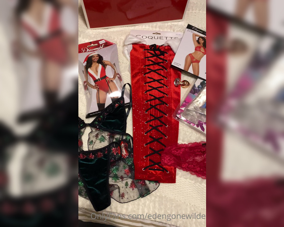 Edengonewilde - (Eden Wilde) - I just treated myself to a huge sexy Christmas haul for you baby