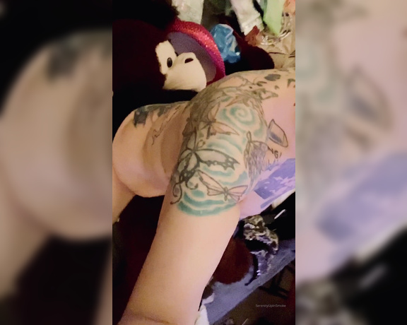 SerenityUpInSmokex -  God I woke up so horny... Part,  Big tits, Solo, Big Ass, BBW