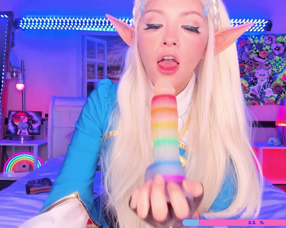 Rainbow -  Zelda live show hightlights,  Cosplay, Amateur, Dildo