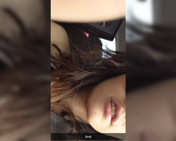 Rainbow -  Juts being a slut in a car little vid,  Cosplay, Amateur, Dildo