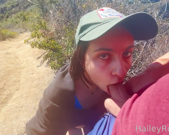 Haileyrose_fcks - (Hailey Rose) - Our favorite weekend activity is to risk fucking in front of strangers on public hikes (21.11.2022)