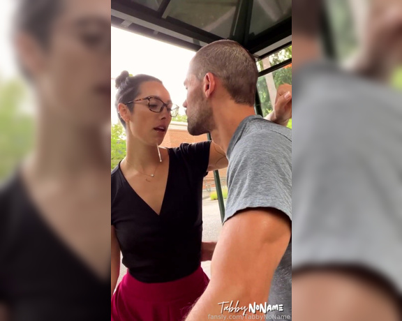 TabbyNoName - Like this post if you like cum kissing or public stuff  Because this is for all of our (22.09.2022)