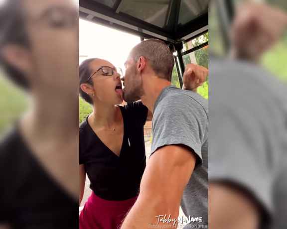 TabbyNoName - Like this post if you like cum kissing or public stuff  Because this is for all of our (22.09.2022)