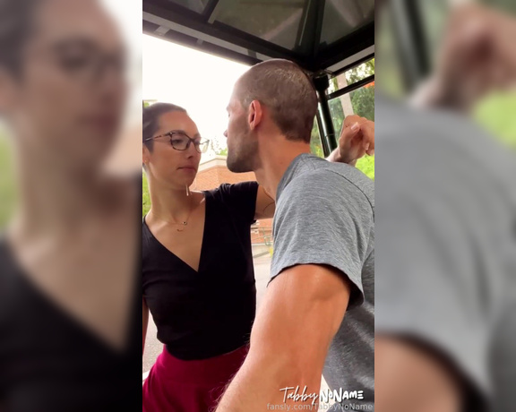 TabbyNoName - Like this post if you like cum kissing or public stuff  Because this is for all of our (22.09.2022)