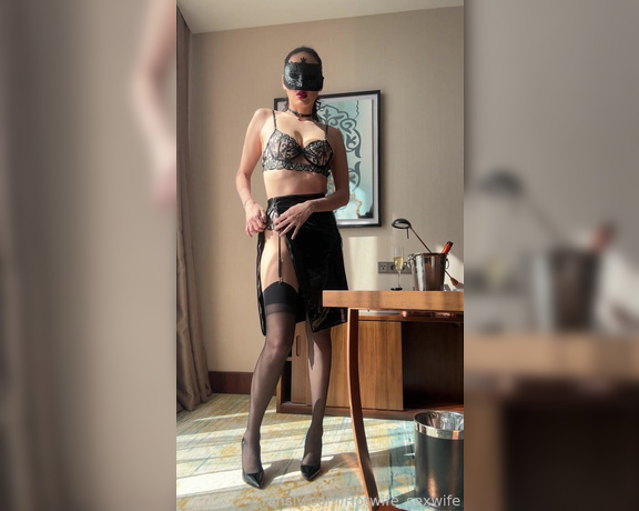Hotwife_sexwife - A glass of champagne, stockings, and a whoreish mood are always with me) (12.06.2023)