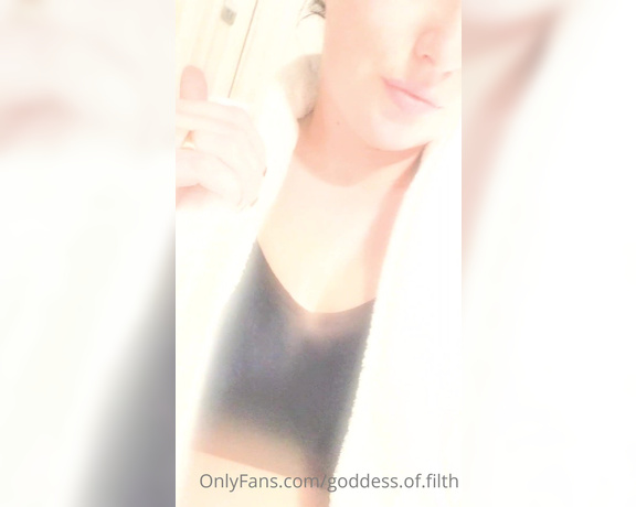Goddess_of_filth - (Goddess Of Filth) - Are you begging to cum all over me My sub Or bulls dick Maybe youd rather I bring my sub girl in In