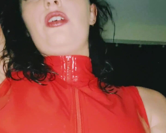 Goddess_of_filth - (Goddess Of Filth) - RED Hot  PVC Tease!! YOU LUCKY LOOSERS ARENT YOU (Tips appreciated)