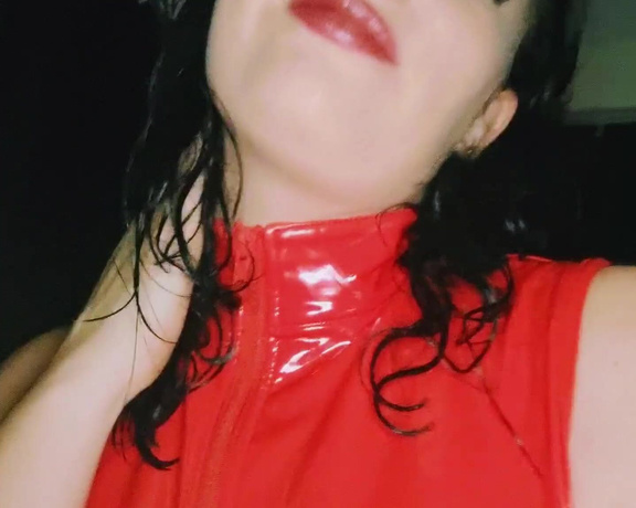 Goddess_of_filth - (Goddess Of Filth) - RED Hot  PVC Tease!! YOU LUCKY LOOSERS ARENT YOU (Tips appreciated)