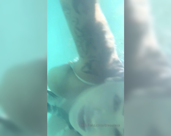 Dreaalexa - ARTISTIC NUDE SLO MO VIDEO AHEAD  Here’s a 4 min video of me swimming and playing in